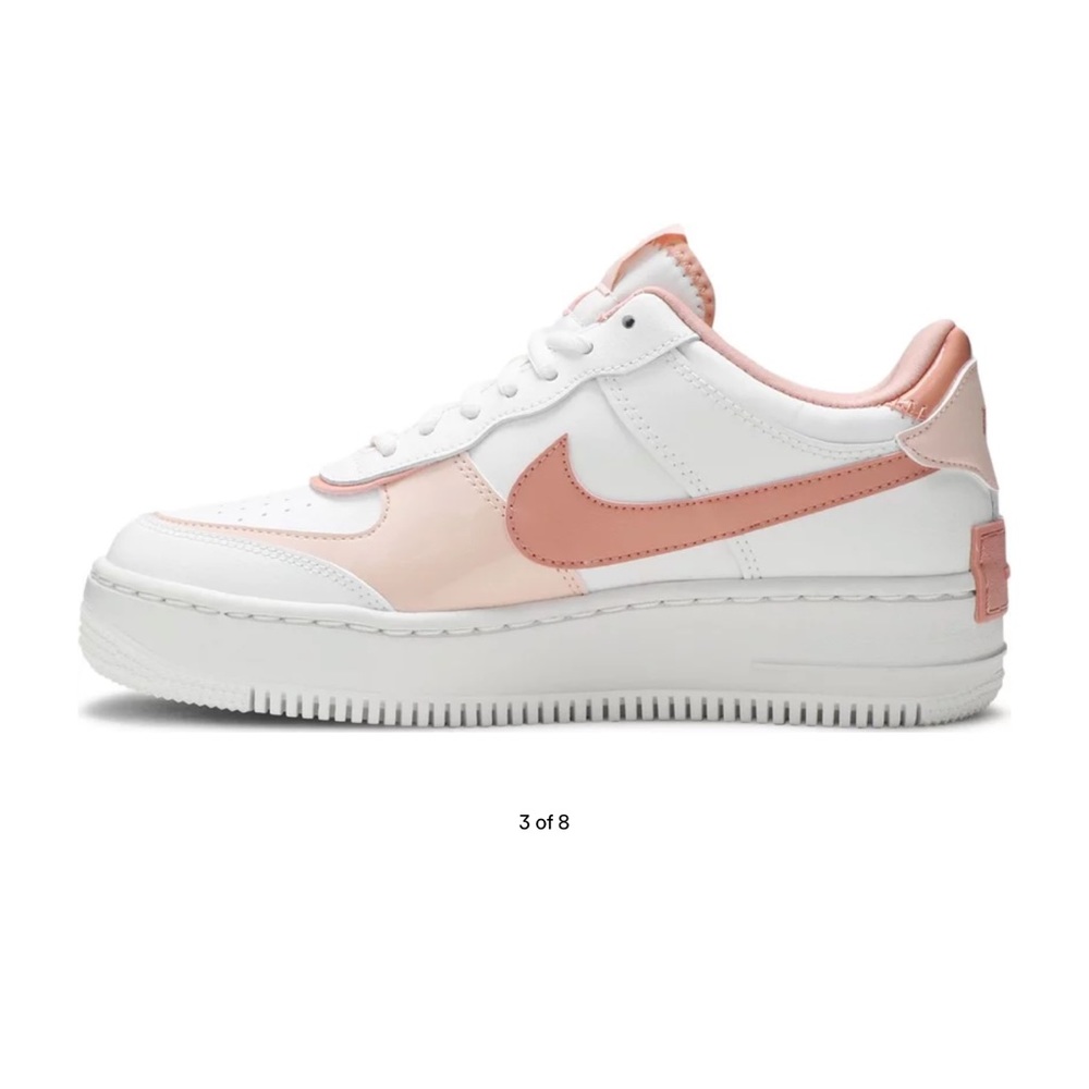 Nike Air Force 1 Shadow White Women's Coral Pink